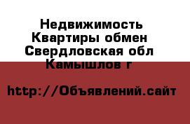 Недвижимость Квартиры обмен. Свердловская обл.,Камышлов г.